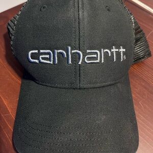 Carhartt Black Adjustable Mesh Cap
